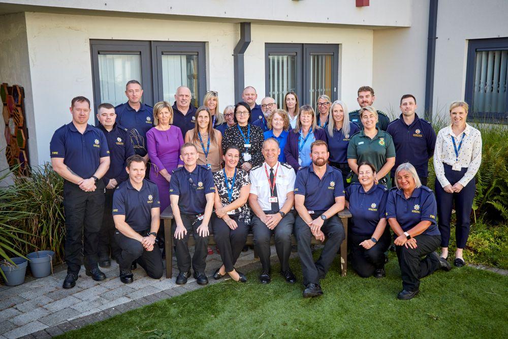 Humberside Fire and Health partners together celebrating 10 years of Hull first